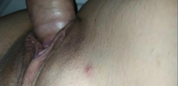  Neighbor hungry pussy swallowed my hard big dick